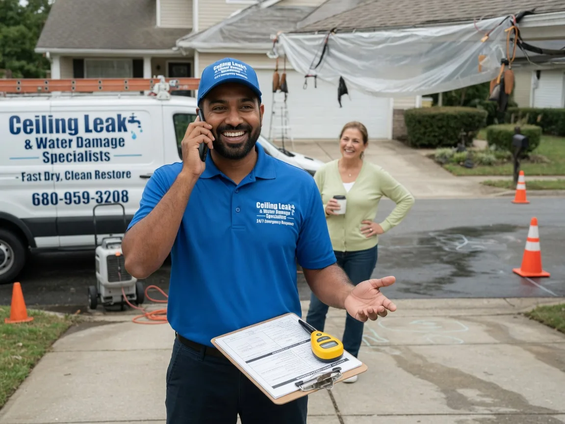 Ceiling Leak Cleanup Ellsworth Afb, SD FAQs